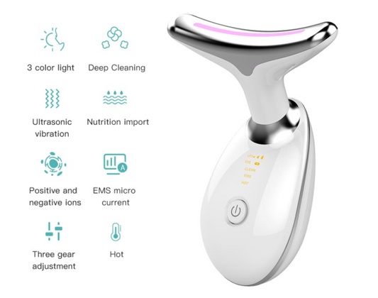 Elektromos fényterápiás, 7 fényű ránc és bőrfeszesítő készülék